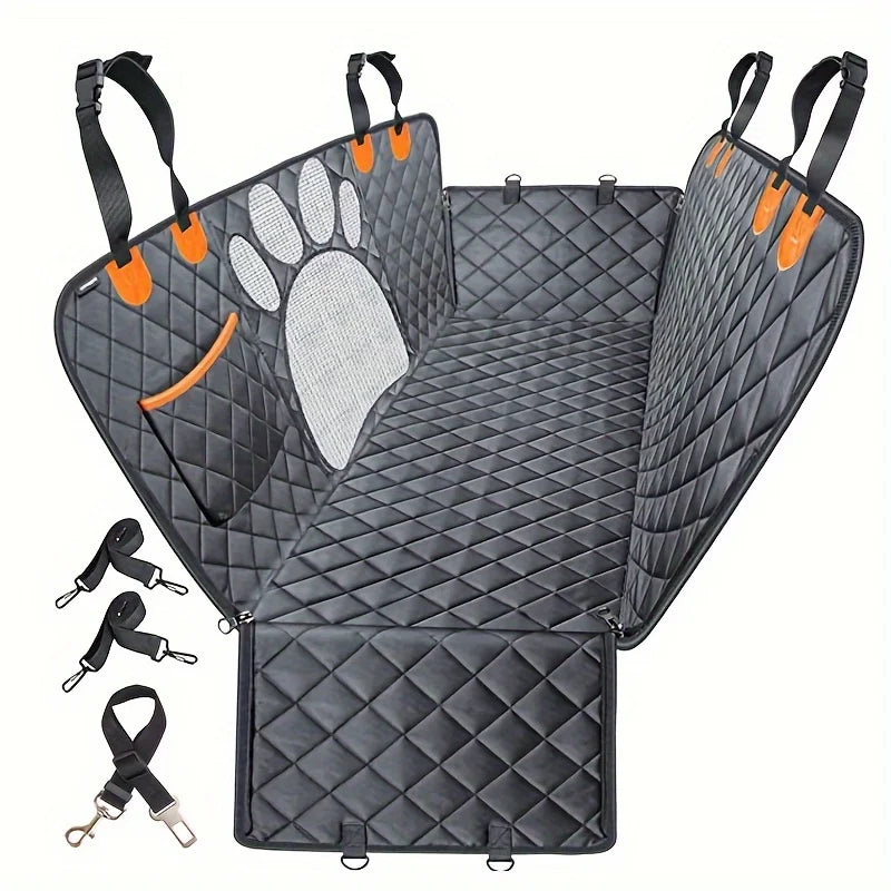 🚗 Pawline™ Heavy-Duty Dog Car Seat Cover