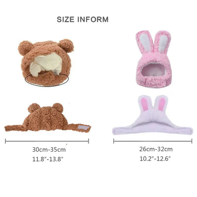 🐻🐰 PawBloom™ Cozy Critter Pet Hoodie