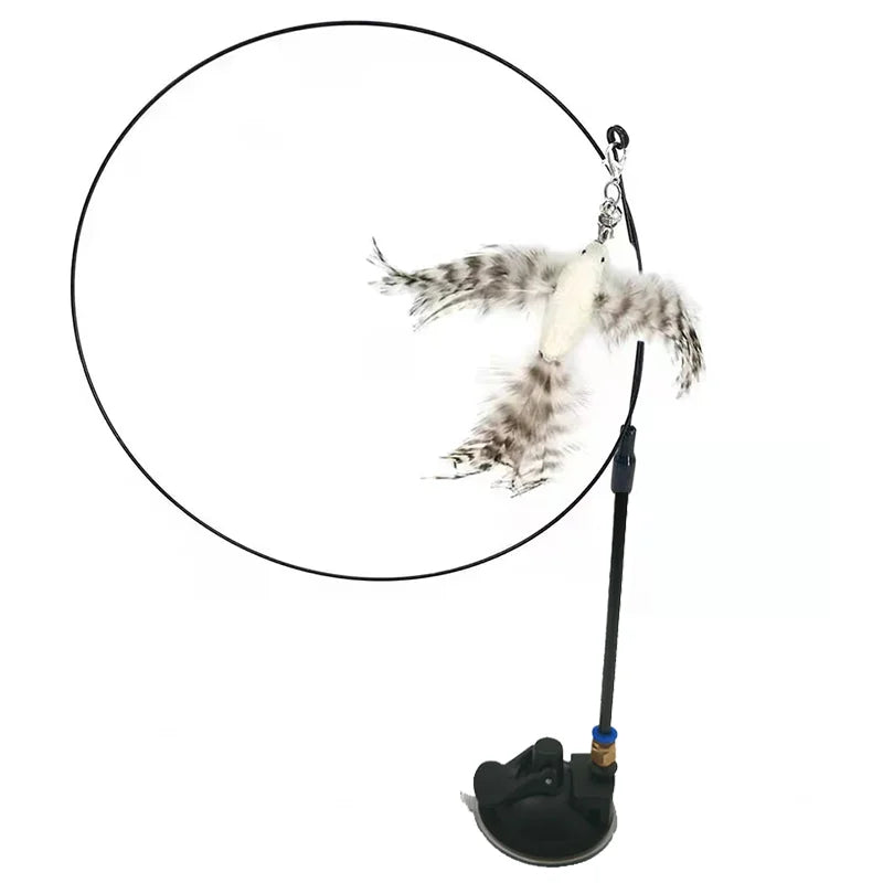 🐦🐾 PawBloom™ Interactive Bird Teaser Toy