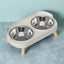 🌈🐾 Pawline™ Elevated Duo Feeding Station