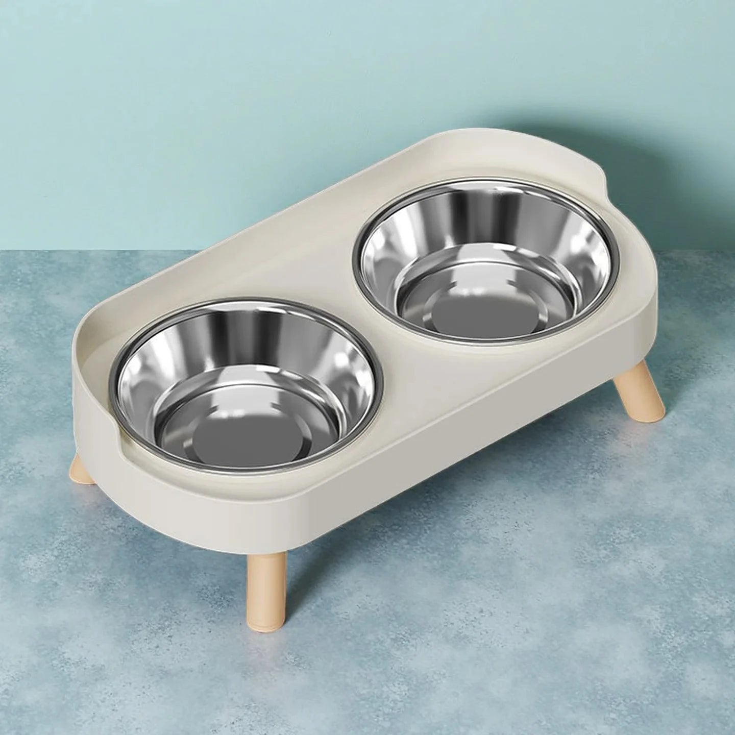 🌈🐾 Pawline™ Elevated Duo Feeding Station