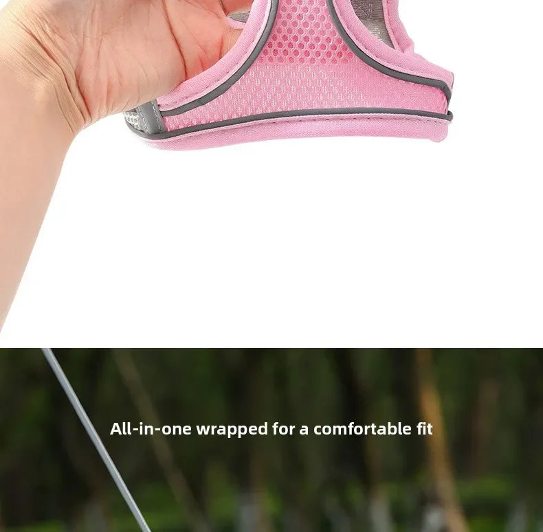 🐾 PawBloom™ AirFit Reflective Harness