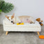 🛋️ PawBloom™ Nordic Elevated Pet Sofa Bed