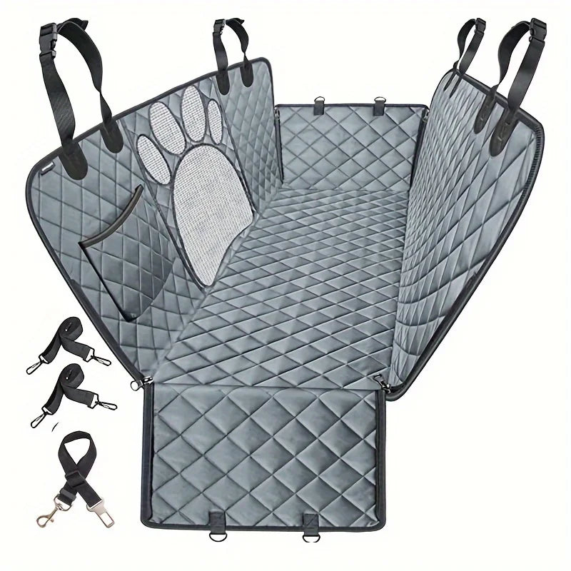 🚗 PawBloom™ Heavy-Duty Dog Car Seat Cover