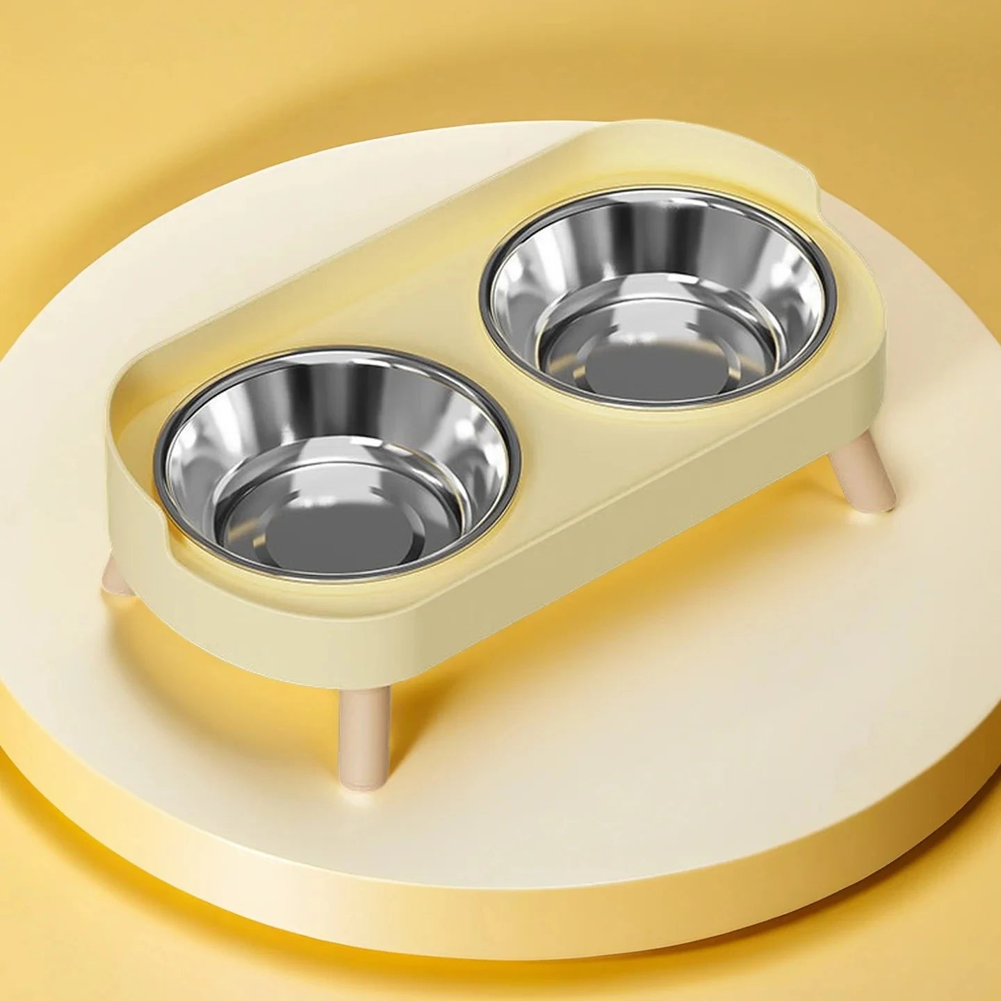 🌈🐾 Pawline™ Elevated Duo Feeding Station