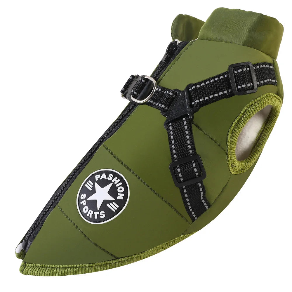 🧥🐾 PawBloom™ WinterShield Dog Jacket Harness