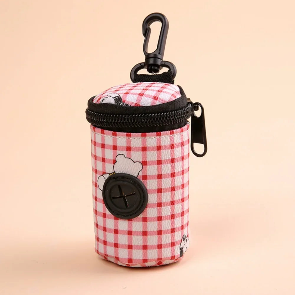 🌸 PawBloom™ Hangable Zipper Poop Bag Dispenser
