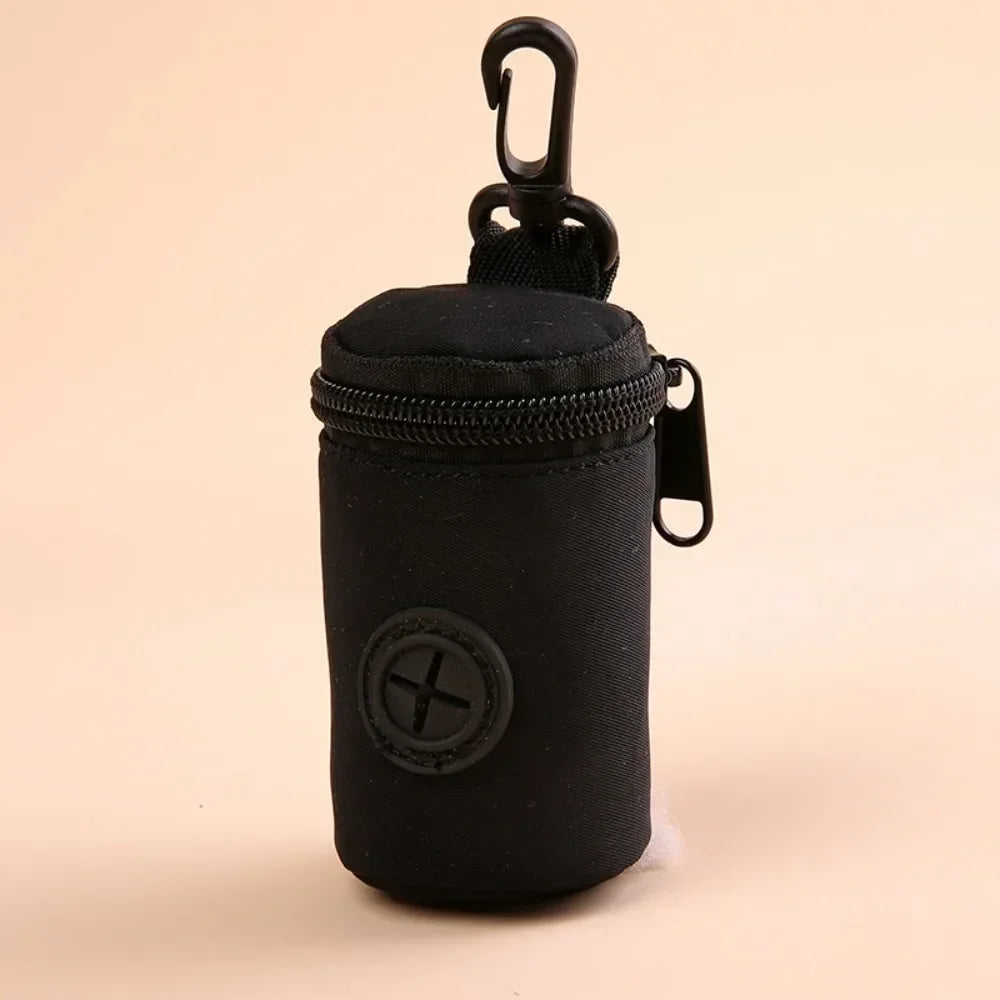 🌸 PawBloom™ Hangable Zipper Poop Bag Dispenser