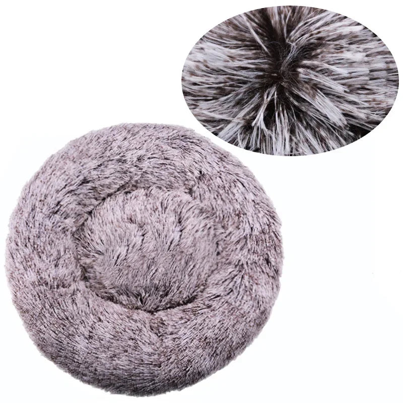 🐾 Pawline™ Calming Plush Pet Bed