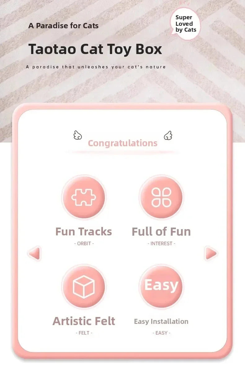 🧠🐱 PawBloom™ Interactive Puzzle Play Box