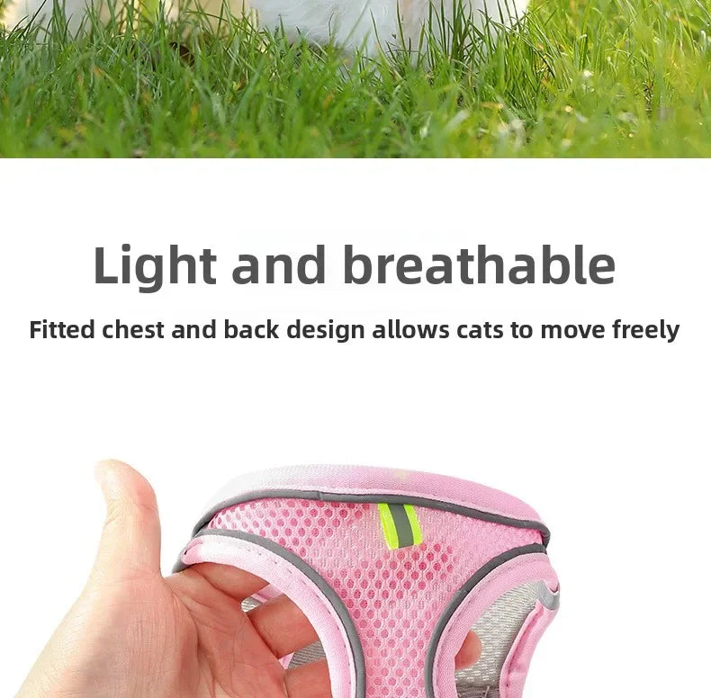 🐾 PawBloom™ AirFit Reflective Harness