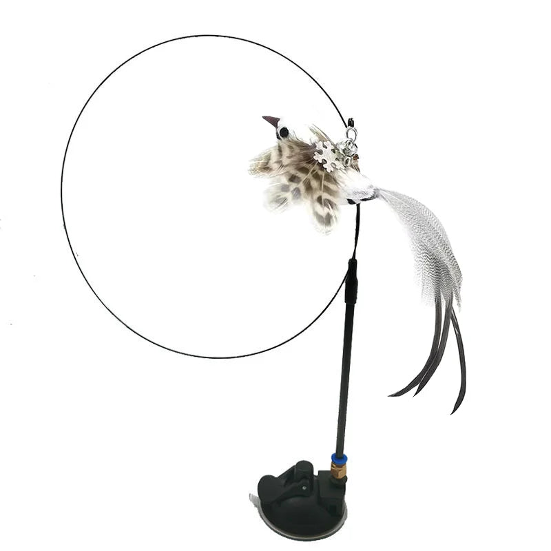 🐦🐾 PawBloom™ Interactive Bird Teaser Toy
