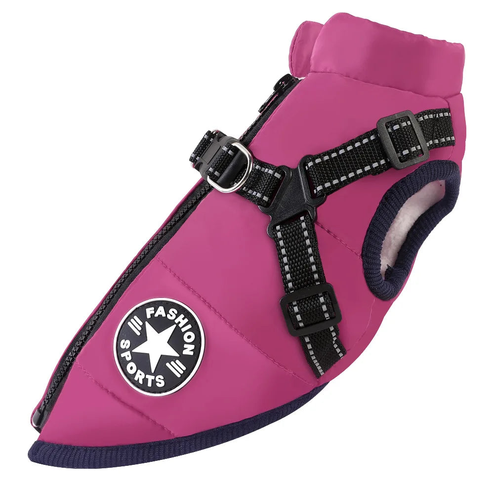 🧥🐾 PawBloom™ WinterShield Dog Jacket Harness