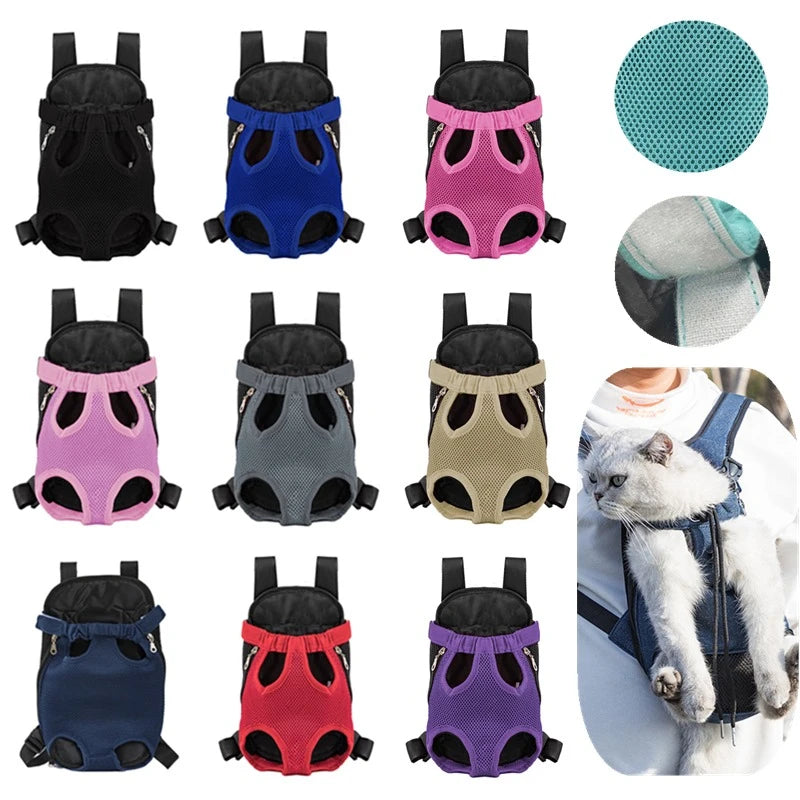 🎒 PawBloom™ Breathable Pet Carrier Backpack