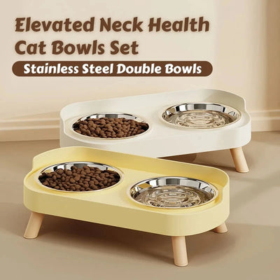 🌈🐾 PawBloom™ Elevated Duo Feeding Station
