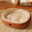 🐾 Pawline™ Plush Oval Pet Bed