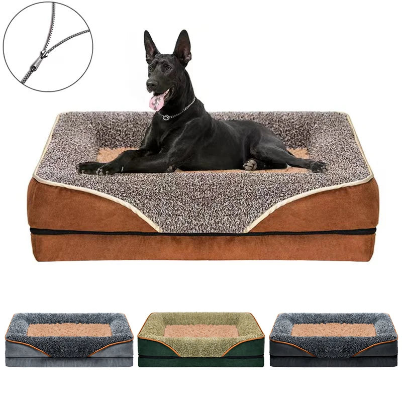 🐾 PawBloom™ Oversized Cozy Sofa Pet Bed