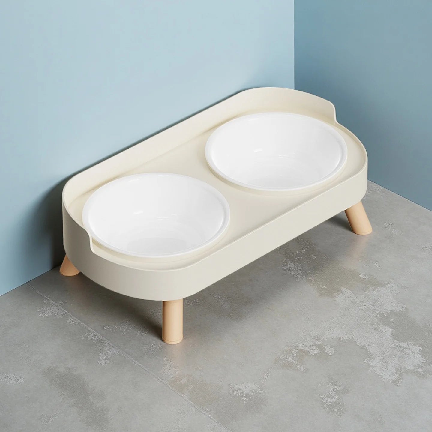 🌈🐾 Pawline™ Elevated Duo Feeding Station