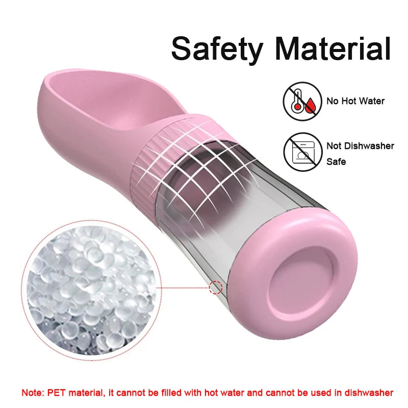 🚶‍♂️🐾 PawBloom™ 2-in-1 Travel Water Bottle & Feeder
