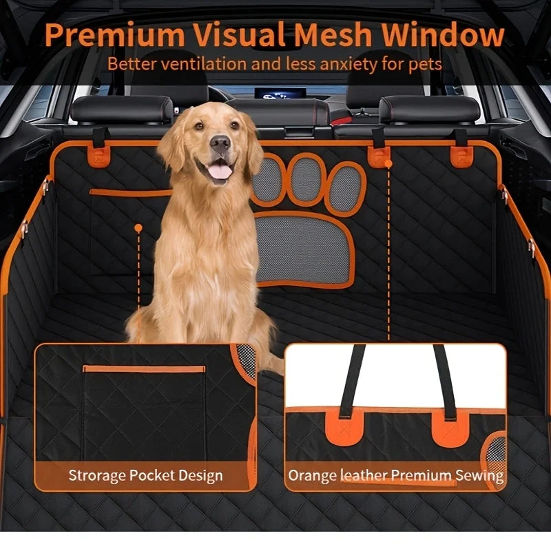 🚗 PawBloom™ Heavy-Duty Dog Car Seat Cover