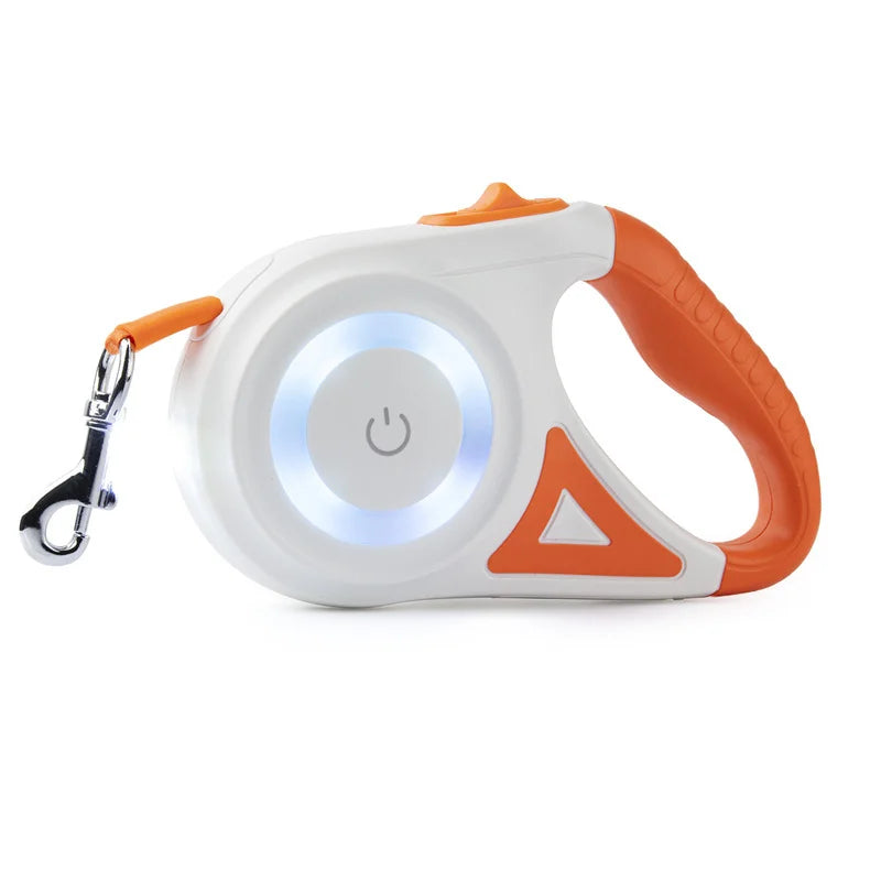 🐾 PawBloom™ LED Retractable Dog Leash (5M)