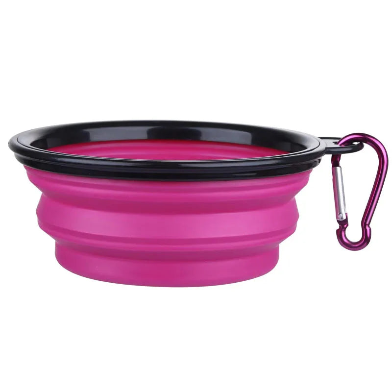 🐾 PawBloom™ Collapsible Travel Pet Bowl
