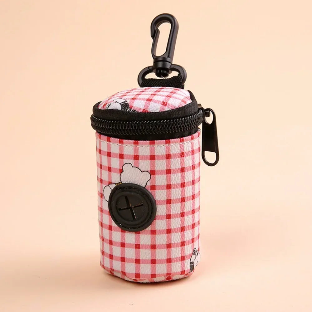 🌸 PawBloom™ Hangable Zipper Poop Bag Dispenser