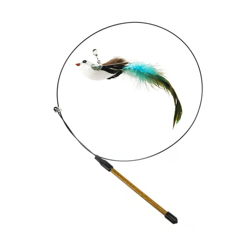 🐦🐾 PawBloom™ Interactive Bird Teaser Toy