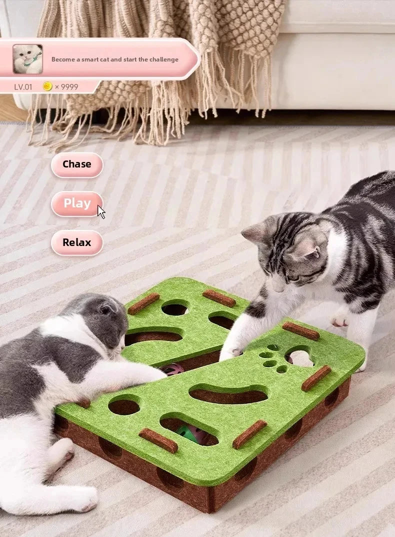 🧠🐱 PawBloom™ Interactive Puzzle Play Box