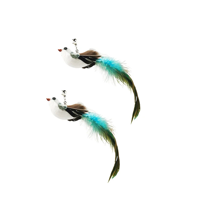 🐦🐾 PawBloom™ Interactive Bird Teaser Toy