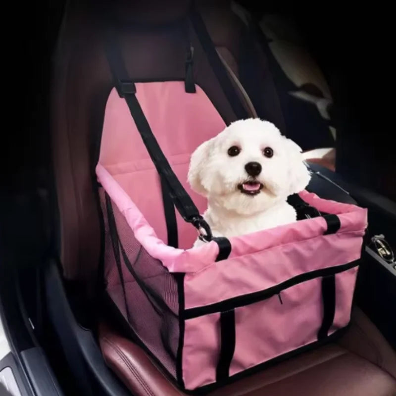 🚗🐾 PawBloom™ Foldable Pet Car Seat Booster
