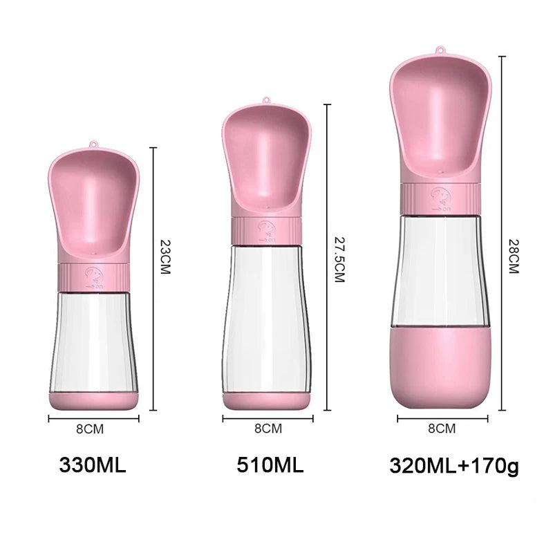 🚶‍♂️🐾 PawBloom™ 2-in-1 Travel Water Bottle & Feeder