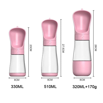 🚶‍♂️🐾 PawBloom™ 2-in-1 Travel Water Bottle & Feeder