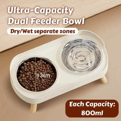 🌈🐾 PawBloom™ Elevated Duo Feeding Station