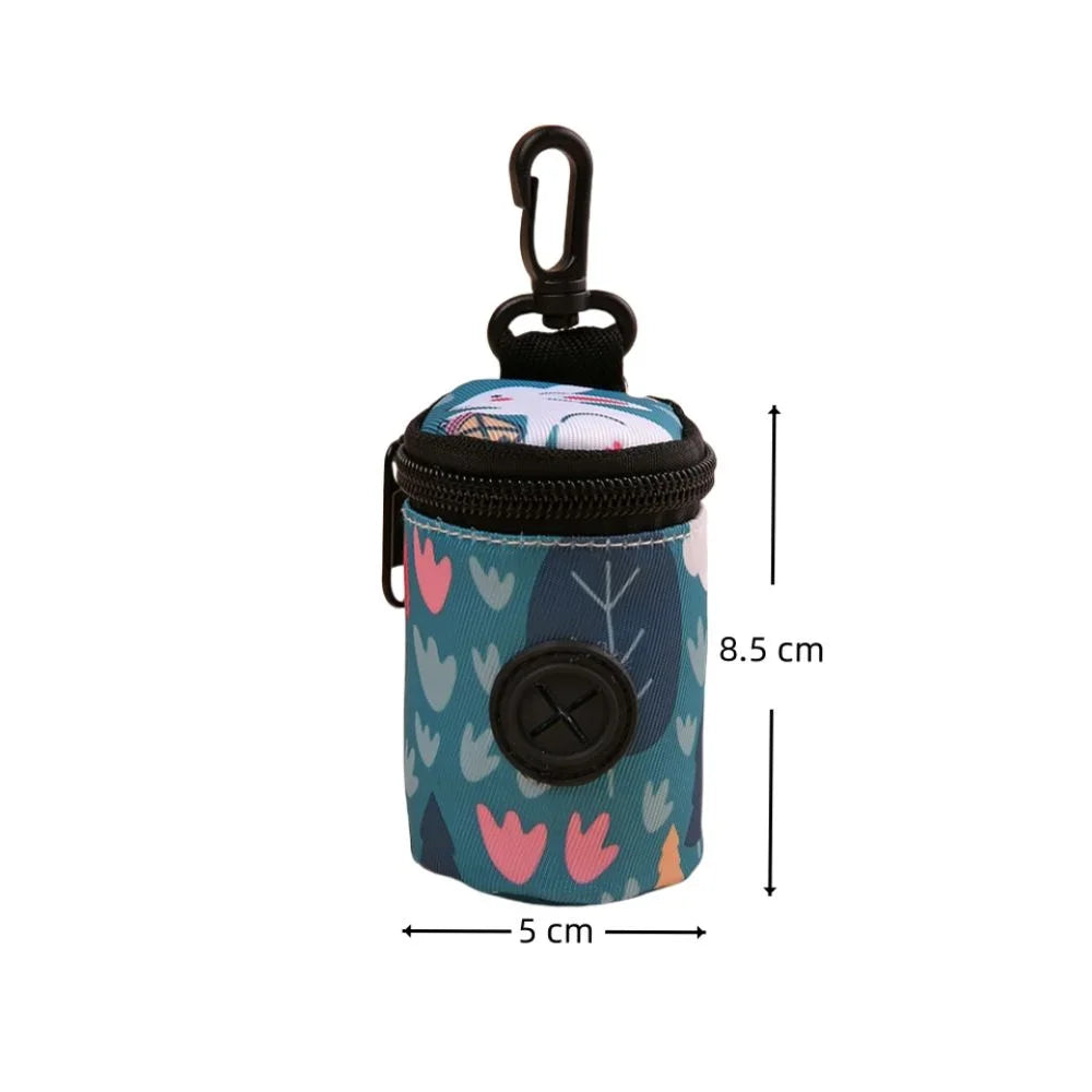 🌸 PawBloom™ Hangable Zipper Poop Bag Dispenser