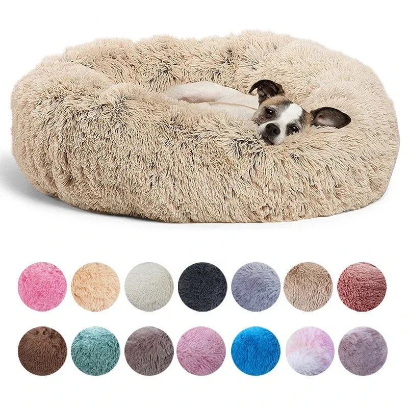 🐾 Pawline™ Calming Plush Pet Bed