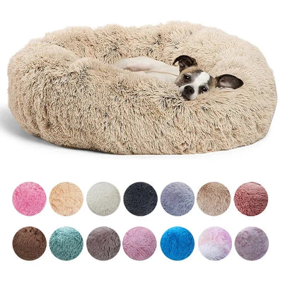 🐾 Pawline™ Calming Plush Pet Bed