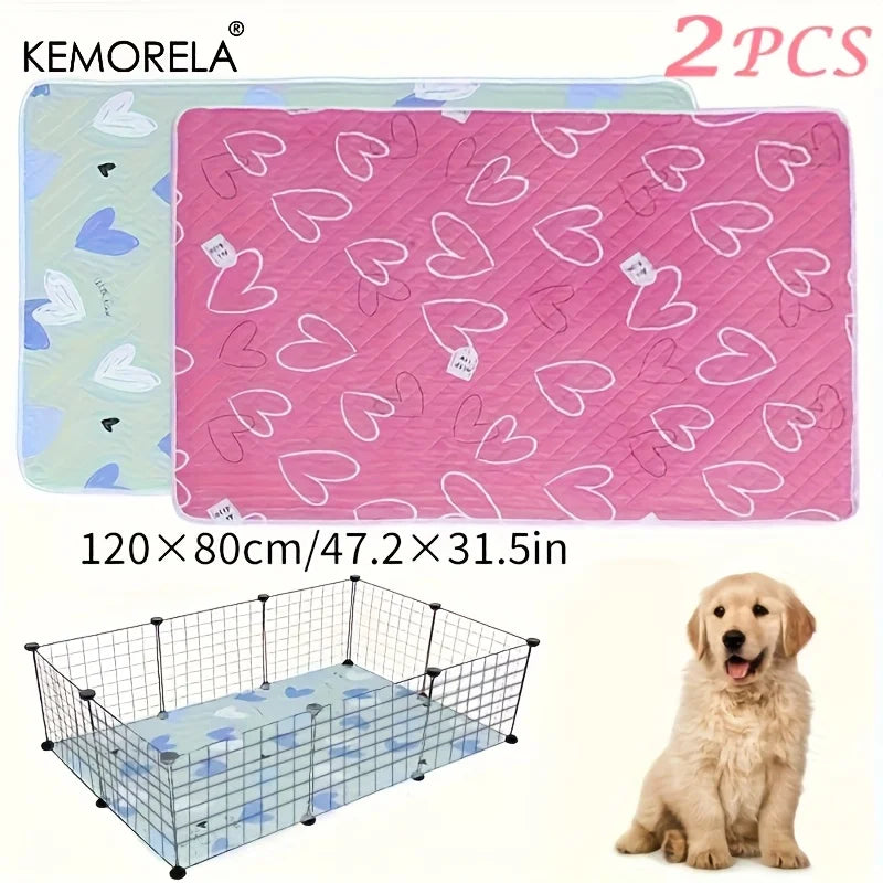🐾 PawBloom™ Reusable Training Pee Pads (2-Pack)