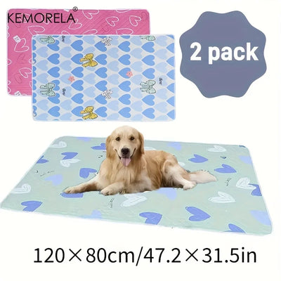 🐾 PawBloom™ Reusable Training Pee Pads (2-Pack)