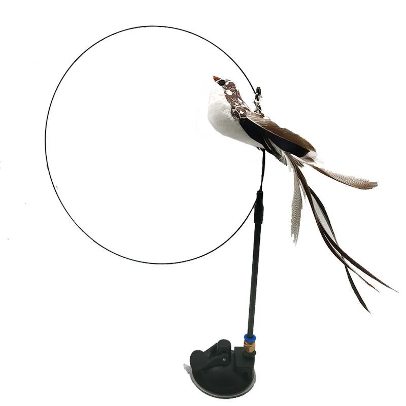 🐦🐾 PawBloom™ Interactive Bird Teaser Toy