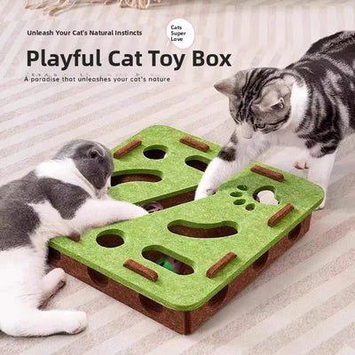 🧠🐱 PawBloom™ Interactive Puzzle Play Box