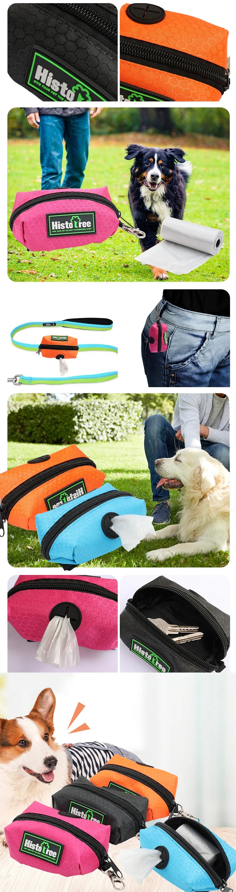 🐾 TrailClip™ Waterproof Poop Bag Holder
