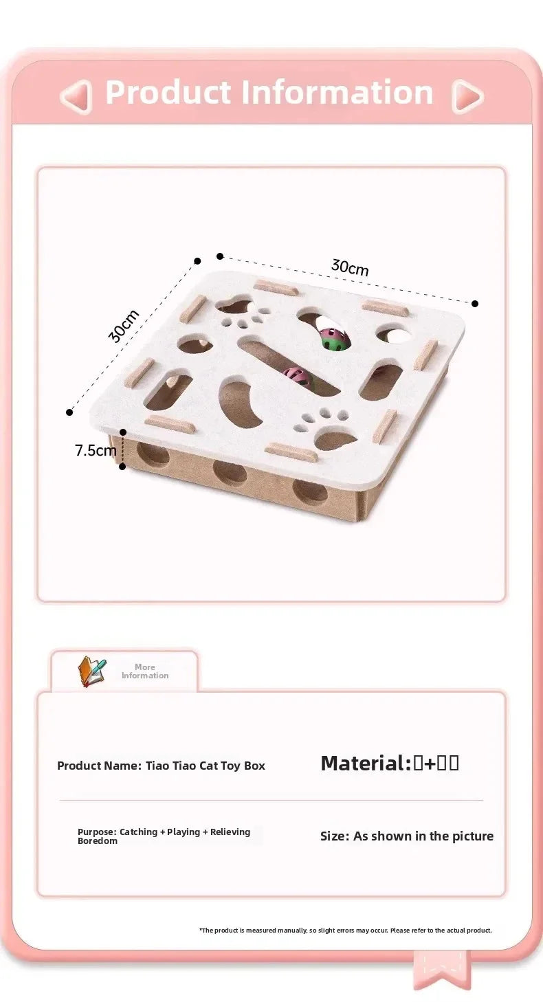 🧠🐱 PawBloom™ Interactive Puzzle Play Box