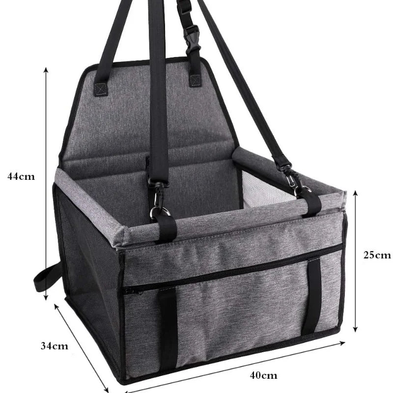 🚗🐾 PawBloom™ Foldable Pet Car Seat Booster