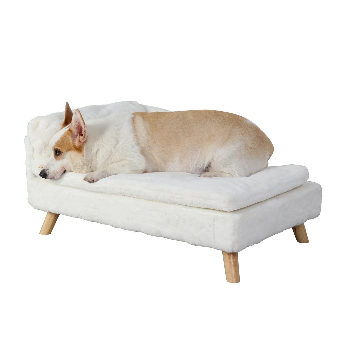 🛋️ PawBloom™ Nordic Elevated Pet Sofa Bed