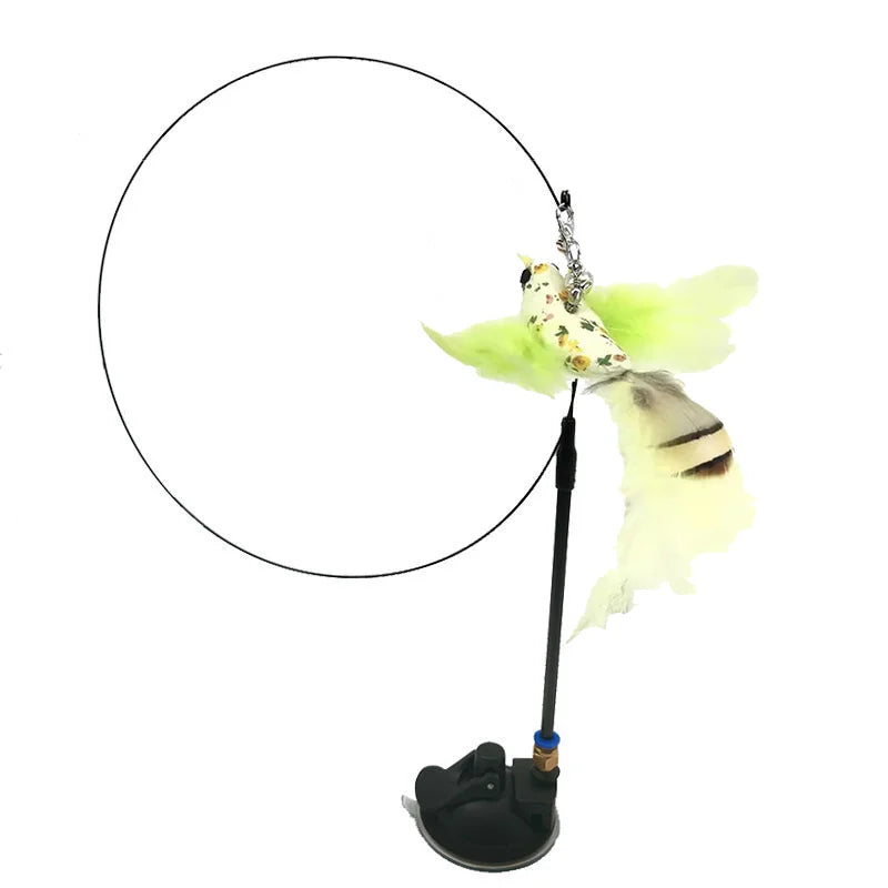 🐦🐾 PawBloom™ Interactive Bird Teaser Toy