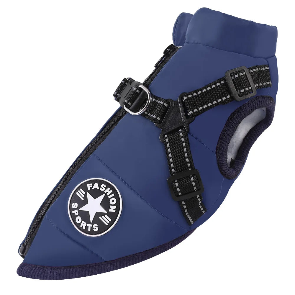🧥🐾 PawBloom™ WinterShield Dog Jacket Harness