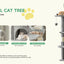 🐱🌿 PawBloom™ 44” Multi-Level Cat Tree Tower