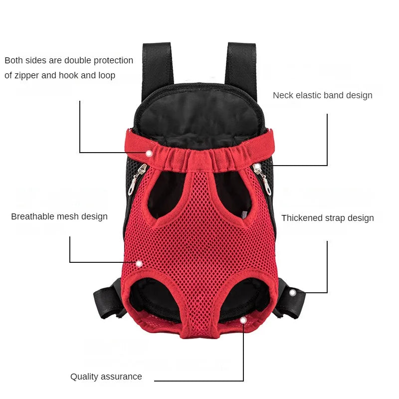 🎒 PawBloom™ Breathable Pet Carrier Backpack
