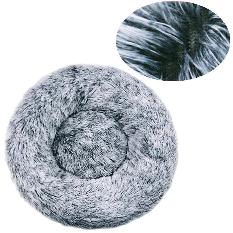 🐾 Pawline™ Calming Plush Pet Bed